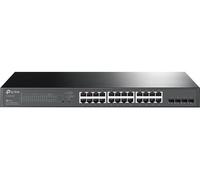 TP-Link Omada TL-SG2428P Géré L2/L2+ Gigabit Ethernet (10/100/1000) Connexion Ethernet, supportant l'alimentation via ce port (PoE) 1U Noir