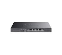 TP-Link SG5428XMPP : Switch Géré L3 Gigabit Ethernet 24 ports RJ45 10/100/1000, 4x SFP+, PoE+ 500W, 128Gbit/s, QoS, Cloud, VLAN, SNMP, Rackable