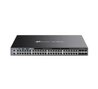 TP-Link Omada SG6654XHP V1 - Commutateur - C3 - Géré - 48 x 10/100/1000 (PoE+) + 6 x Ethernet 10 Go SFP+ - flux d'air de l'avant vers l'arrière - Montable sur rack - PoE+ (1440 W)