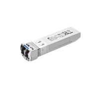 TP-Link SM6110-LR Module SFP+ Fibre Optique 25780 Mbit/s 1310nm, portée 10km, câble 9/125µm, 3.3V, température 0-70°C, dimensions 57x14x12mm.