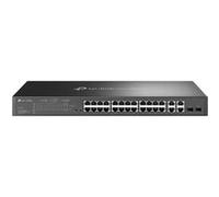 TP-Link TL-SL2428P JetStream™ 24-Port 10/100 Mbps + 4-Port Gigabit Smart Switch with 24-Port PoE+
