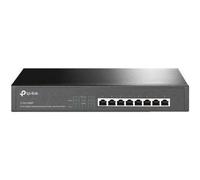 TP-Link TL-SG1008MP Non-géré Gigabit Ethernet (10/100/1000) Connexion Ethernet, supportant l'alimentation via ce port (PoE) 1U Noir