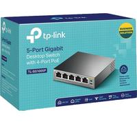 TP-Link TL-SG1005P Non-géré Gigabit Ethernet (10/100/1000) Connexion Ethernet, supportant l'alimentation via ce port (PoE) Noir