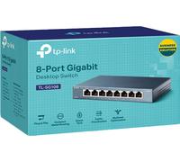 TP-Link TL-SG108 Non-géré Gigabit Ethernet (10/100/1000) Noir