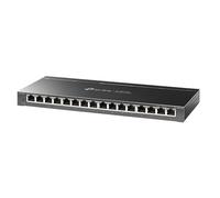 TP-Link Switch Ethernet Gigabit Manageable 16 Ports RJ45, TL-SG116E | Boîtier Métal, Plug & Play, Compatible avec PC TV Imprimante Caméra Routeur, Idéal pour les PME/Bureaux/Télétravail