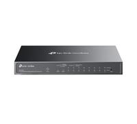 TP-Link Omada ES210GP V1 - Commutateur - Géré - 8 x 10/100/1000 (PoE+) + 1 x 10/100/1000 + 1 x combo Gigabit SFP/RJ-45 (liaison montante) - de bureau, fixation murale - PoE+ (123 W)