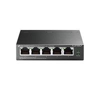 TP-Link Switch PoE 5 Ports 100 Mbps, 4 Ports PoE Jusqu'à 15,4 W Par Port et 41 W Total, Boîtier Métallique, Plug and Play, Idéal Pour Surveillance IP et Accès