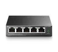 TP-Link TL-SG1005P Non-géré Gigabit Ethernet (10/100/1000) Connexion Ethernet, supportant l'alimentation via ce port (PoE) Noir