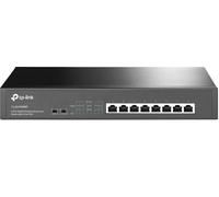 TP-Link TL-SG1008MP Non-géré Gigabit Ethernet (10/100/1000) Connexion Ethernet, supportant l'alimentation via ce port (PoE) 1U Noir