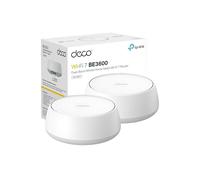 TP-Link Système Wi-FI Double Bande BE3600 WiFi 7 Mesh (Deco BE23) | 4 Flux 3,6 Gbps | Canaux 160 MHz | Convient pour jusqu'à 4500 mètres carrés | 2 × 2,5G Ports backhaul Filaire | VPN, MLO