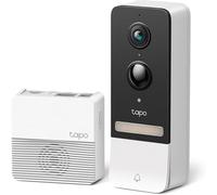 Tapo Sonnette sans fil D230S1 – Caméra 2K, Vision nocturne couleur, IP64, Batterie, PIR, Hub inclus