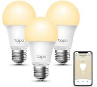 TP-Link Tapo Ampoule Connectée Wifi, Ampoule LED E27 Blanc Chaud 8.7W 806Lm, Smart Ampoule compatible avec Alexa, Google Home et Siri, Contrôle à distance, 3PCS Tapo L510E)
