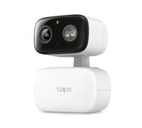 TP-Link Tapo C206 Mini caméra de surveillance avec enregistrement, 1080p, couverture à 360° pour intérieur et extérieur, détection d'IA et notifications, carte microSD jusqu'à 512 Go, 105,3