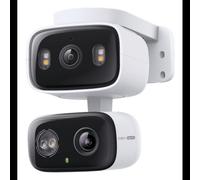 TP-Link TAPO C246D Caméra IP Extérieure 3MP 2304x1296 CMOS 1/2.8" Objectif Fixe 2.8mm WiFi Vision Nocturne 12m IP65 Lecteur MicroSD