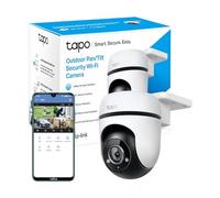 TP-Link Tapo C500 Caméra de sécurité Wi-Fi 1080p Full HD pour l'extérieur, détection de mouvement à 360°, stockage de cartes Cloud et SD, fonctionne avec Alexa et Google Home (Tapo C500) Blanc