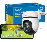 Tapo C520WS V1 - Caméra de surveillance réseau - panoramique / inclinaison - extérieur - résistant aux intempéries - couleur (Jour et nuit) - 4 MP -