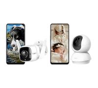 TP-Link Tapo Caméra Surveillance WiFi Extérieur Haute résolution 3MP, étanche IP66 (Tapo C200), 1080P avec Vision Nocturne Détection de Mouvement