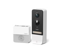 TP-Link Tapo D230S1 Caméra WiFi 5MP 2560x1920px 15ips Vision Nocturne 7.5m Angle 160° Audio G.711 LED IR Batterie/CC 2.4GHz Noir/Blanc