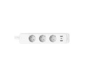 TP-Link Tapo P300 Multiprise Connectée 3 Prises Type F 2300W + 3 Ports USB-A/USB-C, WiFi 802.11n/Bluetooth, Contrôle Android/iOS/Alexa, 1.5m