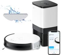 TP-Link Tapo RV10 Plus robot aspirateur 350 L Sac à poussière Noir, Gris, Blanc