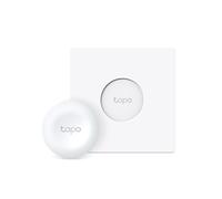 TP-Link Tapo S200D Variateur intelligent externe sans fil 86x86mm, contrôle boutons/rotatif, fréquence 886-922 MHz, alimentation pile CR2032, blanc, 0-40°C