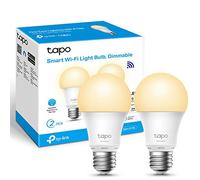 TP-Link Tapo Smart Bulb, Smart Wi-Fi LED Light, E27, 8.7W, Energy saving, Works with Amazon Alexa and Google Home, Dimmable Soft Warm White, No Hub Required - Tapo L510E(2-pack)[Energy Class F]