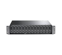 TP-Link TL-FC1420 | Compatible avec Les convertisseurs de média TP-Link FC Series | Châssis monté en Rack 14 Voies | Alimentation redondante en Option | remplaçable à Chaud | 2 Ventilateurs pour la