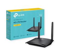 TP-Link TL-MR110 Routeur 4G LTE WiFi N300Mbps, 4G CAT4 Vitesse Jusqu'à 150Mbps, Box 4G SIM, Modem 4G, 2 x SMA pour Antenne Externe, 2 Ports Ethernet, Antennes Amovibles, Compatible Tout Opérateur