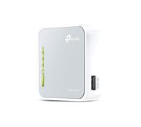 TP-Link TL-MR3020-V3.2 Routeur Portable WiFi 4 2.4GHz 150Mbps, 1x Fast Ethernet, 1x USB 2.0, Compatible Modem USB 3G/4G, WPA2-PSK, Gris/Blanc