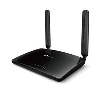 TP-Link Routeur Wi-Fi mobile 4G TL-MR6400 300 Mbps SIM débloqué, antennes amovibles, prise UK, noir