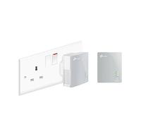 TP-Link TL-PA4010KIT Nano AV600 Powerline Adapter Starter Kit, Up to 300 m Range, No Configuration Required, UK Plug