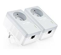 TP-Link TL-PA4015PKIT - Kit d'adaptation pour courant porteur HomePlug AV (HPAV) - Branchement mural (pack de 2) G