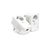 TP-Link TL-PA7019P KIT CPL 1000 Mbit/s Gigabit Ethernet HomePlug AV2, Prise Type E/F, 1 port RJ45, portée 300m, Blanc, compatible Windows/Linux/macOS