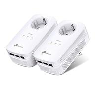 TP-LINK TL-PA8030PKIT 1200 Mbps Pack de 2 Adaptateurs CPL (3 Ports Ethernet Gigabit, Prise Intégrée)