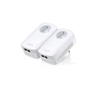 TP-Link TL-PA9025P-KIT Adaptateur CPL AV2000 2000 Mbit/s, 2 ports Gigabit Ethernet, HomePlug AV2, MIMO 2x2, portée 300m, QoS, 128-bit AES, 2 unités