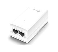 TP-Link TL-POE2412G Injecteur PoE Passif 24V Gigabit Ethernet, 2 ports RJ45 10/100/1000, 12W, portée 100m, montage mural, compatible Cat5/5e/6