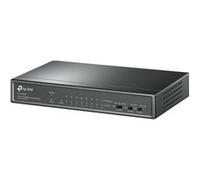 TP-Link TL-SF1009P - Commutateur - non géré - 8 x 10/100 (PoE+) + 1 x 10/100 - de bureau - PoE+ (65 W) G