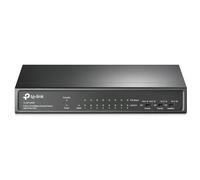 Commutateur PoE+ 9 ports - TPLINK - TL-SF1009P - 8x 10/100Mbps - 1x RJ45 Non-PoE - 65W