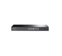TP-Link TL-SF1016-V12 Commutateur Non-Géré 16 Ports Fast Ethernet 10/100 Rackable 1U 3.2Gbit/s avec Répertoire MAC 8000 Entrées