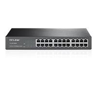 TP-Link TL-SF1024D Switch 24 Ports 10/100 Mbps (Bureau/Rackable, Boîtier Métal)