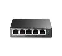 TP-Link TL-SG1005LP commutateur réseau Non-géré Gigabit Ethernet (10/100/1000) Connexion Ethernet, supportant l'alimentation via ce port (PoE) Noir
