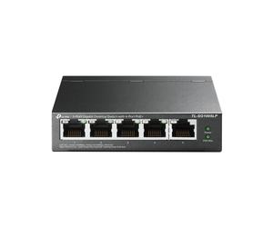 TP-Link TL-SG1005LP - V1 - switch - unmanaged - 5 x 10/100/1000 (4 PoE+) - desktop, wall-mountable - PoE+ (40 W)