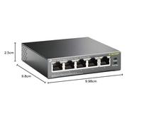 TP-Link TL-SG1005P commutateur réseau Non-géré Gigabit Ethernet (10/100/1000) Connexion Ethernet, supportant l'alimentation via ce port (PoE) Noir