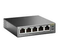 TP-Link TL-SG1005P Non-géré Gigabit Ethernet (10/100/1000) Connexion Ethernet, supportant l'alimentation via ce port (PoE) Noir