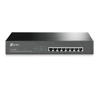 TP-Link TL-SG1008MP Non-géré Gigabit Ethernet (10/100/1000) Connexion Ethernet, supportant l'alimentation via ce port (PoE) 1U Noir