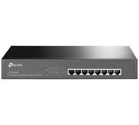 TP-Link TL-SG1008MP Non-géré Gigabit Ethernet (10/100/1000) Connexion Ethernet, supportant l'alimentation via ce port (PoE) 1U Noir