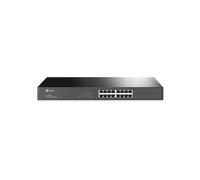 TP-Link TL-SG1016-V12 Switch Gigabit Ethernet Non-Géré 16 ports RJ-45 10/100/1000, 32Gbps, 8K MAC, QoS, Auto MDI/MDI-X, 1U Rackable, Boîtier Métal Noir