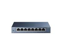 TP-Link TL-SG108-V4 : Switch Non-Géré 8 Ports Gigabit Ethernet 10/100/1000, 16 Gbit/s, QoS, Auto MDI/MDI-X, Jumbo Frames 16000, Noir