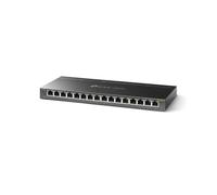 TP-Link TL-SG116E-V1 Switch Non-Géré L2 16 Ports Gigabit Ethernet RJ-45 10/100/1000, 32 Gbit/s, VLAN, QoS, Boîtier Métal Noir