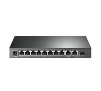 TP-Link TL-SG1210MP, commutateur PoE Gigabit 8 Ports, 8 Ports PoE+ @ 123 W, avec 2 Ports Gigabit Montants + 1 Emplacement SFP combiné, Plug & Play, Extension, Mode priorité et Isolation, Protection à